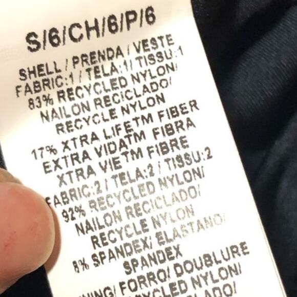 Vitamin A Perforated Black Lace Up Back One Piece Swimsuit S - Picture 8 of 9